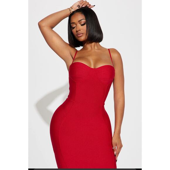 NWT Fashion Nova Becky Bandage Dress XL - Picture 4 of 5